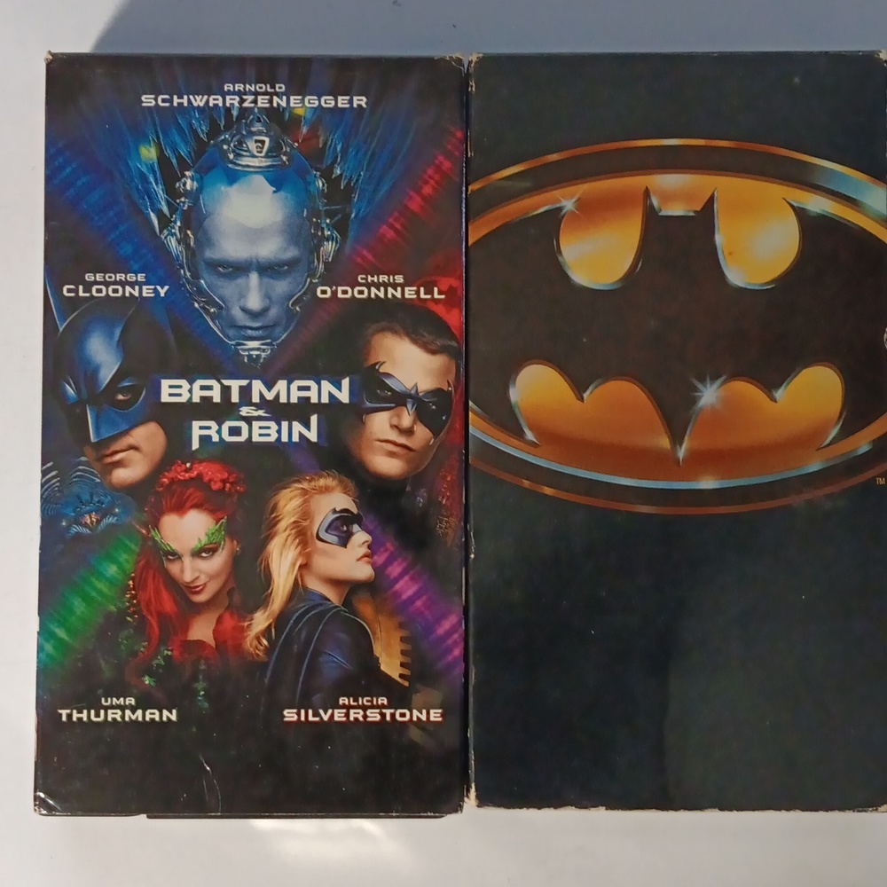 Vintage VHS Batman and Batman And Robin
